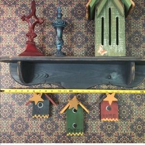 Sweet wooden birdhouse wall hangings